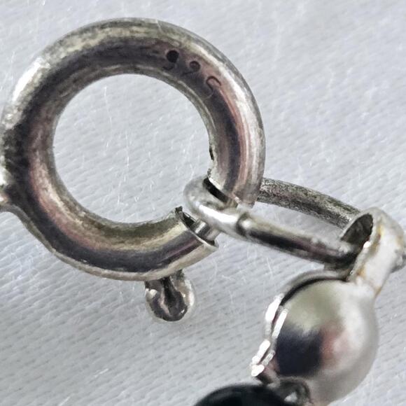 Picasso Jasper Stone Pendant Necklace set in 925 Silver - Picture 3 of 4